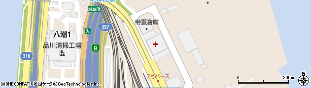 横浜冷凍株式会社　東京第２物流センター周辺の地図