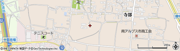 山梨県南アルプス市寺部233周辺の地図