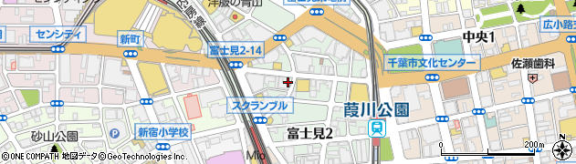 パンコントマテ千葉店周辺の地図