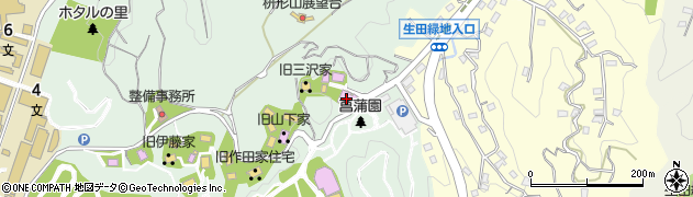 川崎市立日本民家園周辺の地図