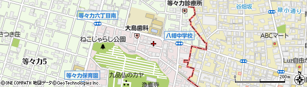 東京都世田谷区奥沢7丁目48-3周辺の地図