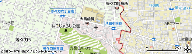 東京都世田谷区奥沢7丁目48周辺の地図