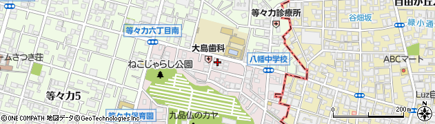 東京都世田谷区奥沢7丁目48-9周辺の地図