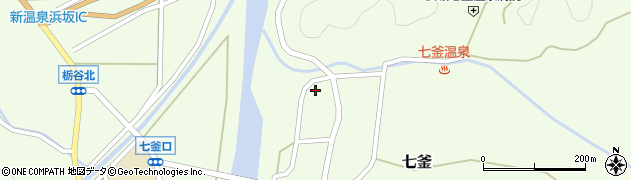 七釜荘周辺の地図
