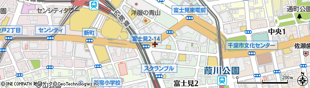 CONA 千葉駅前店周辺の地図