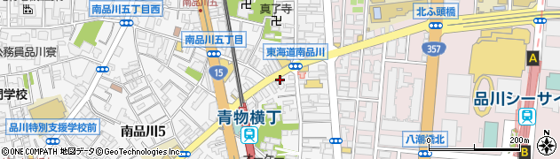 みずほ銀行青物横丁駅前 ＡＴＭ周辺の地図
