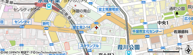 三井不動産リアルティ千葉株式会社　千葉センター周辺の地図