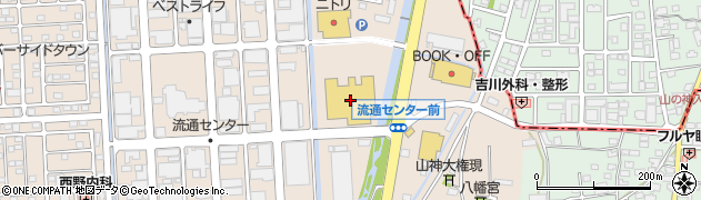 ＤＣＭ田富店周辺の地図