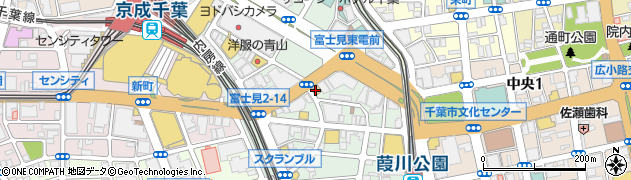 シェーン英会話　千葉駅校周辺の地図