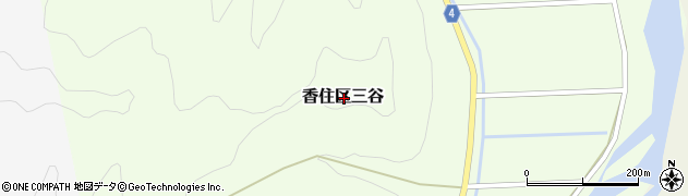 兵庫県美方郡香美町香住区三谷周辺の地図