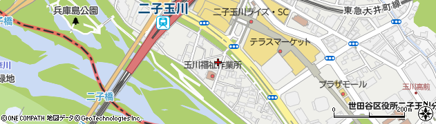パーソナルトレーニングスタジオ 51,5 二子玉川店周辺の地図