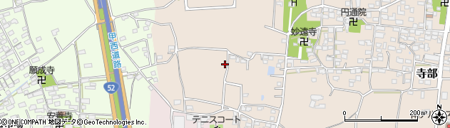 山梨県南アルプス市寺部65周辺の地図