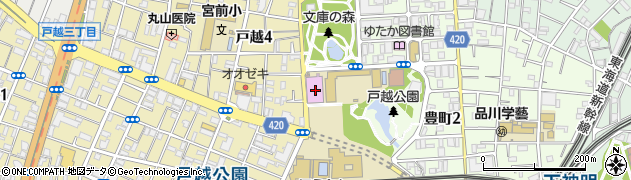 東京都品川区豊町2丁目1-17周辺の地図