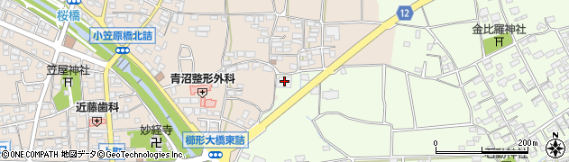 山梨中央銀行小笠原支店周辺の地図