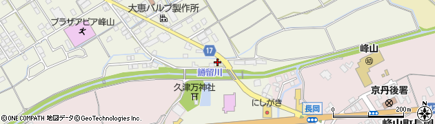峰山ＬＰガス配送センター周辺の地図