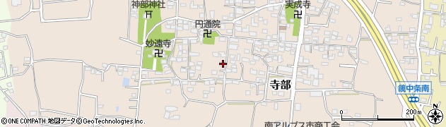 山梨県南アルプス市寺部2129周辺の地図