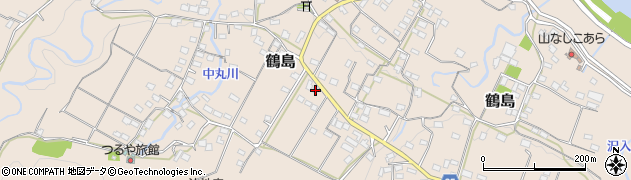 山梨県上野原市鶴島1054周辺の地図