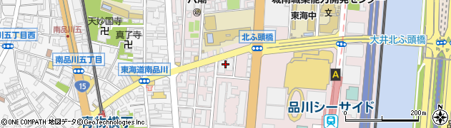 東京都品川区東品川4丁目3周辺の地図