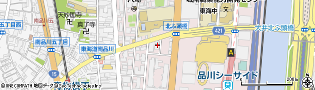 東京都品川区東品川4丁目3-3周辺の地図