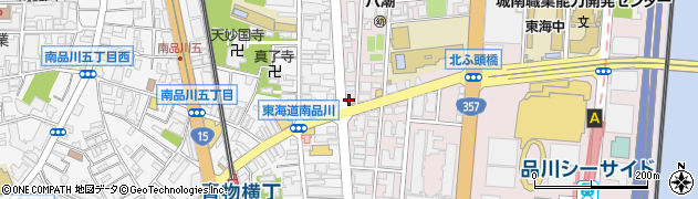 松屋 青物横丁店周辺の地図