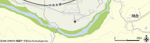 山梨県上野原市四方津1185周辺の地図