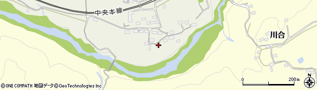 山梨県上野原市四方津1190周辺の地図