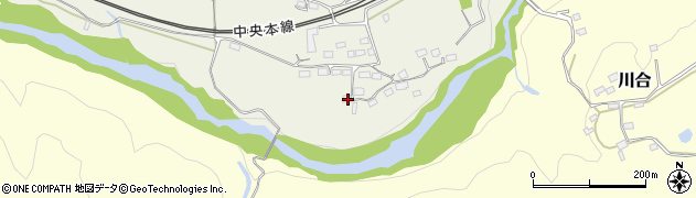 山梨県上野原市四方津1296周辺の地図