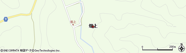 兵庫県豊岡市畑上周辺の地図