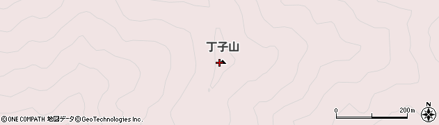 丁子山周辺の地図