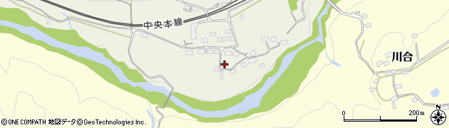 山梨県上野原市四方津1193周辺の地図