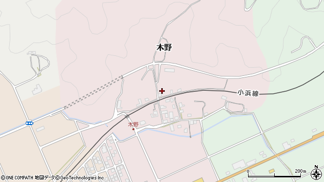 〒919-1131 福井県三方郡美浜町木野の地図