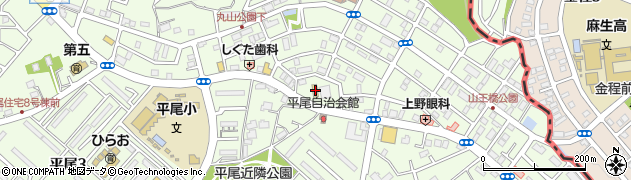 ローソン稲城平尾一丁目店周辺の地図