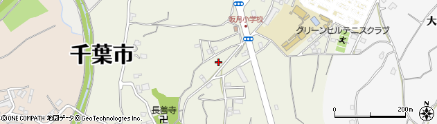 千葉県千葉市若葉区坂月町周辺の地図