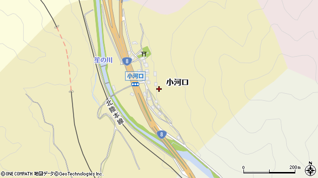〒914-0034 福井県敦賀市小河口の地図