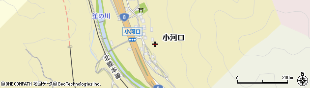 福井県敦賀市小河口周辺の地図