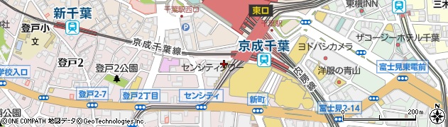 みずほ銀行千葉支店 ＡＴＭ周辺の地図