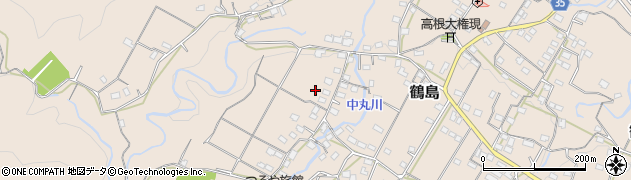 山梨県上野原市鶴島1560周辺の地図