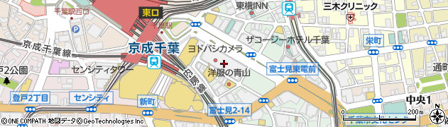 ＬＥＣ東京リーガルマインド千葉本校周辺の地図