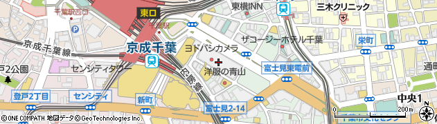 ヨドバシカメラ千葉店周辺の地図