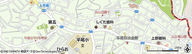 ファミリーマート稲城平尾店周辺の地図