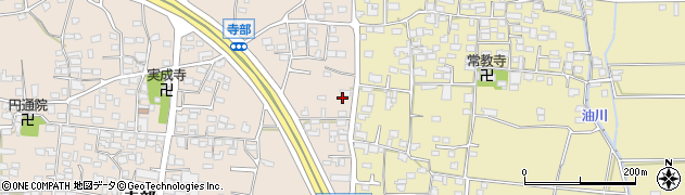 山梨県南アルプス市寺部1177周辺の地図