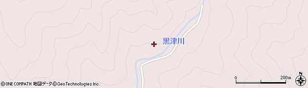 黒津川周辺の地図