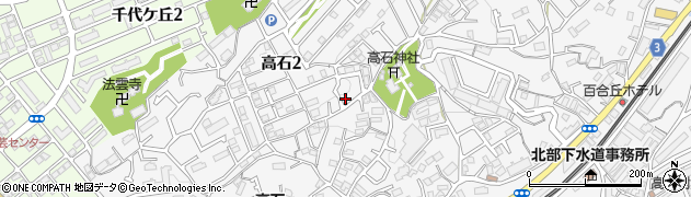 高石寺前公園周辺の地図