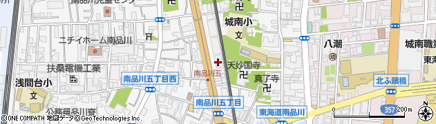 みずほ銀行品川駅前支店周辺の地図