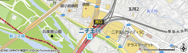 すき家二子玉川駅前店周辺の地図