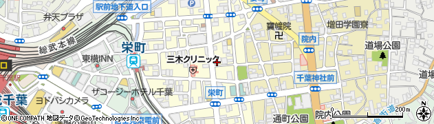 千葉銀座通り周辺の地図