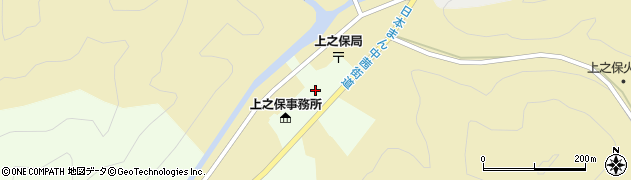 岐阜県関市上之保周辺の地図