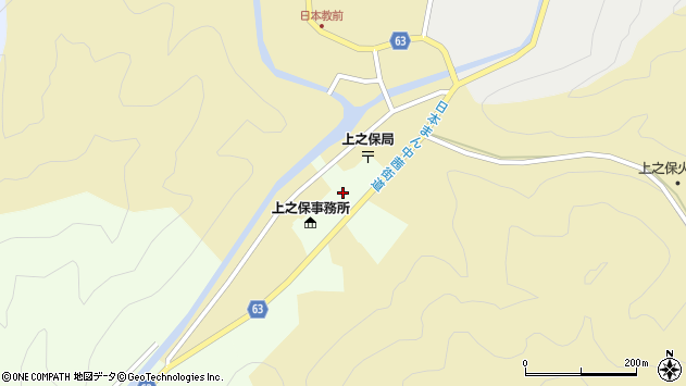 〒501-3601 岐阜県関市上之保の地図