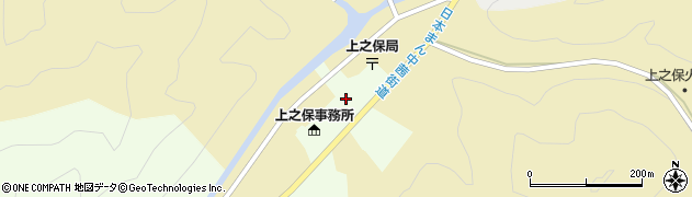 岐阜県関市上之保周辺の地図