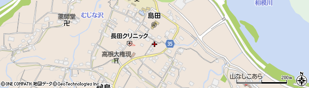 山梨県上野原市鶴島1947周辺の地図
